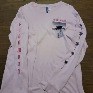 H&M Good Mood Long Sleeve Tee